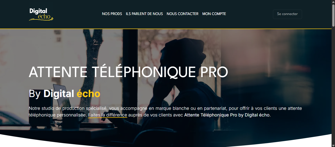 Attente téléphonique pro by Digital écho Attente téléphonique pro by Digital écho